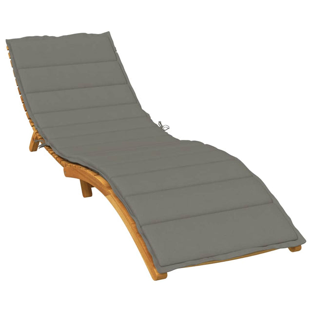 Vidaxx Liegekissen 200x50x4 cm Stoff, dunkelgrau meliert