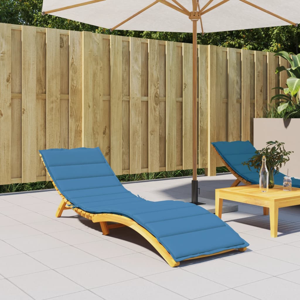 Vidaxx Liegekissen 200x50x4 cm Stoff, blau gemischt