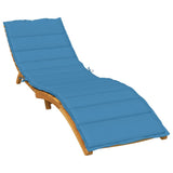 Vidaxx Liegekissen 200x50x4 cm Stoff, blau gemischt