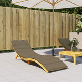 Vidaxx Liegekissen 200x50x4 cm Stoff, Taupe meliert
