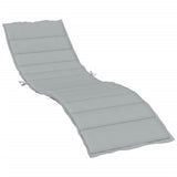 Vidaxx Liegekissen 200x60x4 cm Stoff, hellgrau meliert
