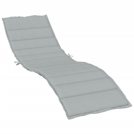 Vidaxx Liegekissen 200x60x4 cm Stoff, hellgrau meliert