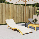 Vidaxx Liegekissen 200x60x4 cm Stoff, cremefarben gemischt