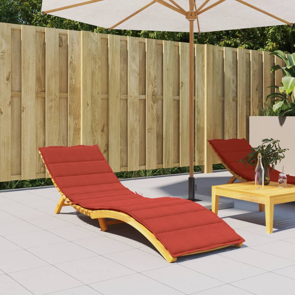 Vidaxx Liegekissen 200x70x4 cm Stoff, rot gemischt