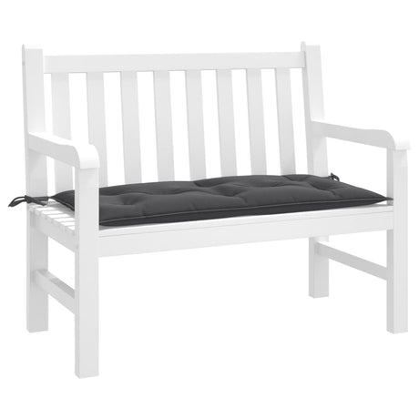 VidaXL Gartenbankauflage 100x50x7 cm Stoff, Anthrazit gemischt