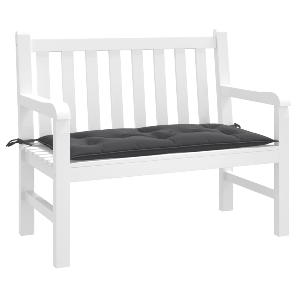 VidaXL Gartenbankauflage 100x50x7 cm Stoff, Anthrazit gemischt