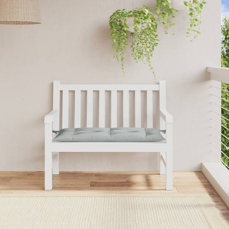 Vidaxx Gartenbankauflage 100x50x7 cm Stoff hellgrau gemischt