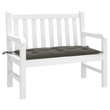 VidaXL Gartenbankauflage 100x50x7 cm Stoff, dunkelgrau gemischt