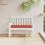VidaXL Gartenbankauflage 100x50x7 cm Stoff rot gemischt