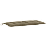 VidaXL Gartenbankauflage 100x50x7 cm Stoff gemischt Taupe