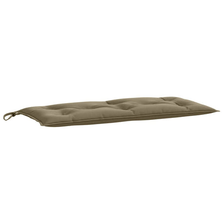 VidaXL Gartenbankauflage 100x50x7 cm Stoff gemischt Taupe