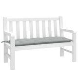 Vidaxx Gartenbankauflage 120x50x7 cm Stoff hellgrau gemischt