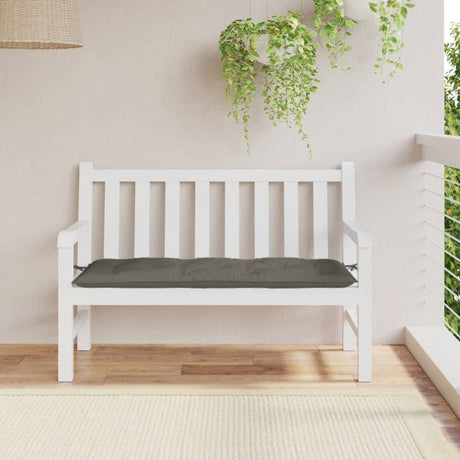 Vidaxx Gartenbankauflage 120x50x7 cm Stoff, dunkelgrau gemischt