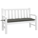 Vidaxx Gartenbankauflage 120x50x7 cm Stoff, dunkelgrau gemischt