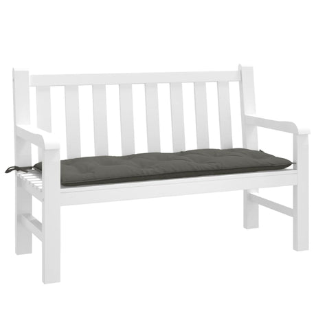 Vidaxx Gartenbankauflage 120x50x7 cm Stoff, dunkelgrau gemischt