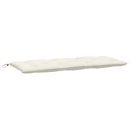 VidaXL Gartenbankauflage 120x50x7 cm Stoff gemischt creme