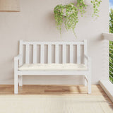 VidaXL Gartenbankauflage 120x50x7 cm Stoff gemischt creme