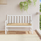 VidaXL Gartenbankauflage 120x50x7 cm Stoff beige gemischt