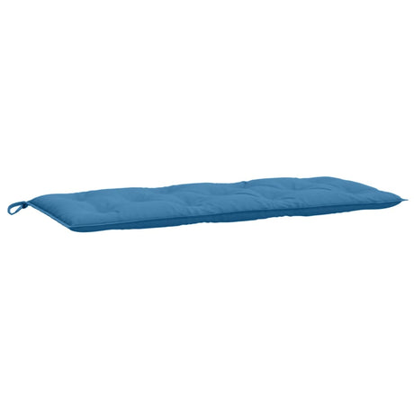 VidaXL Gartenbankauflage 120x50x7 cm Stoff blau gemischt
