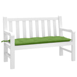 VidaXL Gartenbankauflage 120x50x7 cm Stoff grün gemischt