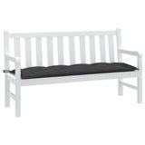VidaXL Gartenbankauflage 150x50x7 cm Stoff, Anthrazit gemischt