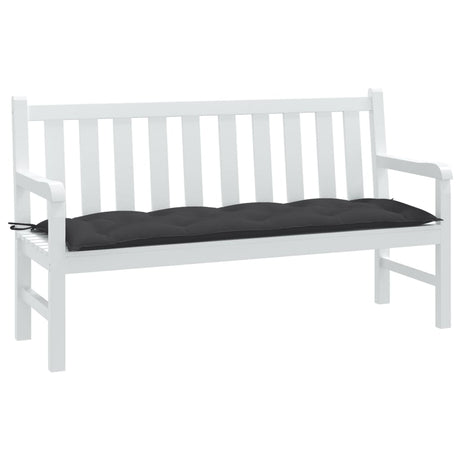 VidaXL Gartenbankauflage 150x50x7 cm Stoff, Anthrazit gemischt