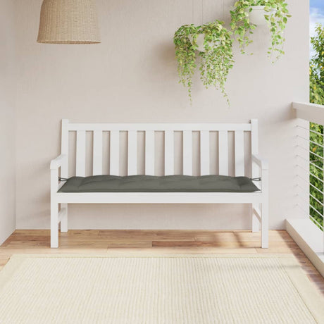 Vidaxx Gartenbankauflage 150x50x7 cm Stoff dunkelgrau gemischt