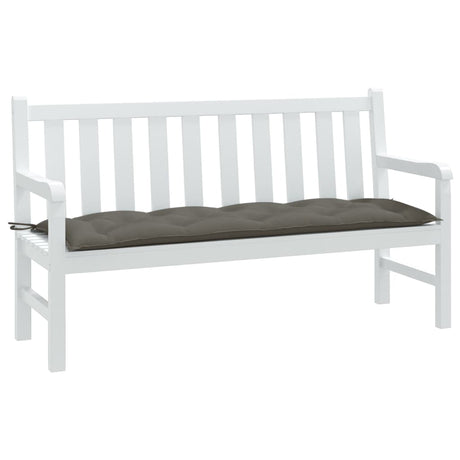 Vidaxx Gartenbankauflage 150x50x7 cm Stoff dunkelgrau gemischt