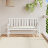 VidaXL Gartenbankauflage 150x50x7 cm Stoff gemischt creme