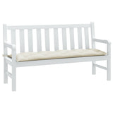 VidaXL Gartenbankauflage 150x50x7 cm Stoff gemischt creme