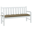 VidaXL Gartenbankauflage 150x50x7 cm Stoff gemischt Taupe