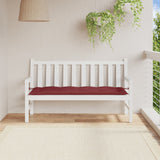 VidaXL Gartenbankauflage 150x50x7 cm Stoff weinrot gemischt