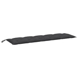 Vidaxx Gartenbankauflage 180x50x7 cm Stoff Anthrazit gemischt