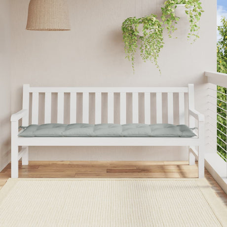 Vidaxx Gartenbankauflage 180x50x7 cm Stoff hellgrau gemischt