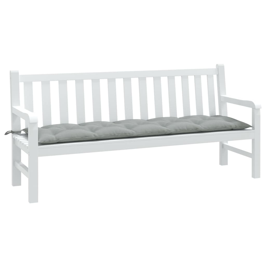 Vidaxx Gartenbankauflage 180x50x7 cm Stoff hellgrau gemischt