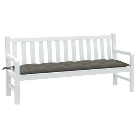 Vidaxx Gartenbankauflage 180x50x7 cm Stoff dunkelgrau gemischt