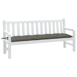 Vidaxx Gartenbankauflage 180x50x7 cm Stoff dunkelgrau gemischt