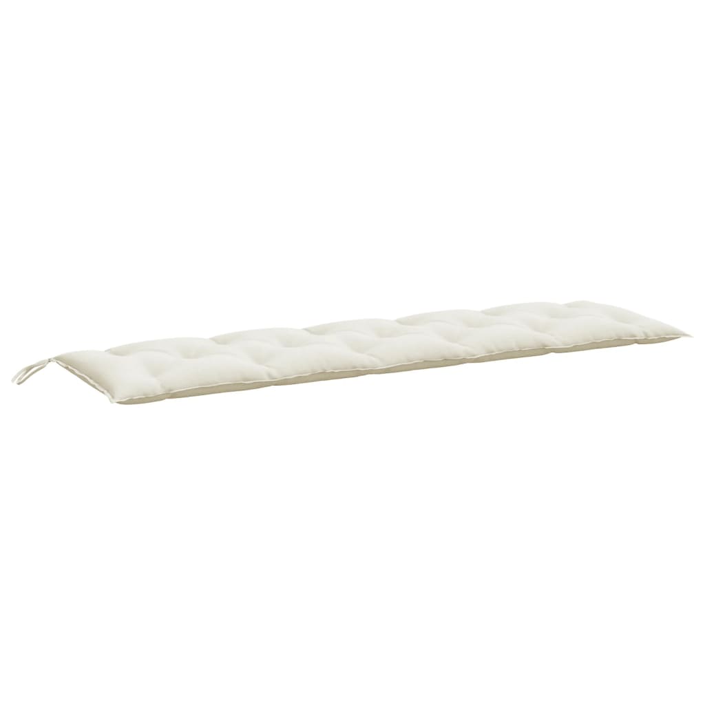 Vidaxx Gartenbankauflage 180x50x7 cm Stoff gemischt creme