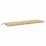 VidaXL Gartenbankauflage 180x50x7 cm Stoff beige gemischt