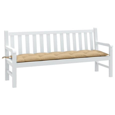 VidaXL Gartenbankauflage 180x50x7 cm Stoff beige gemischt