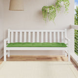 VidaXL Gartenbankauflage 180x50x7 cm Stoff grün gemischt