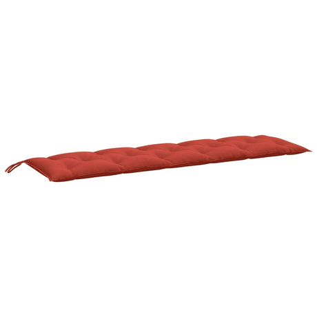 VidaXL Gartenbankauflage 180x50x7 cm Stoff rot gemischt