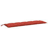 VidaXL Gartenbankauflage 180x50x7 cm Stoff rot gemischt