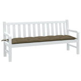 VidaXL Gartenbankauflage 180x50x7 cm Stoff Taupe meliert