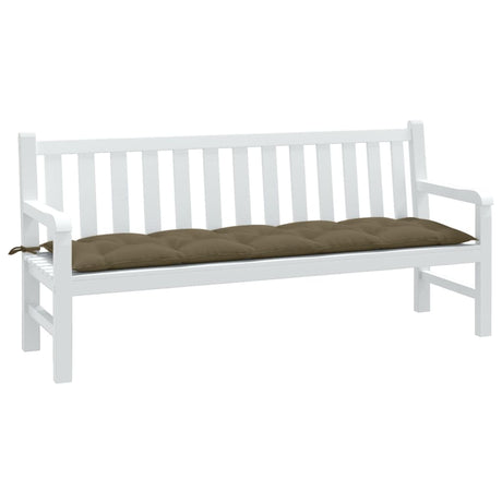 VidaXL Gartenbankauflage 180x50x7 cm Stoff Taupe meliert