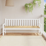 Vidaxl tuinbankkussen 200x50x7 cm stof gemêleerd beige