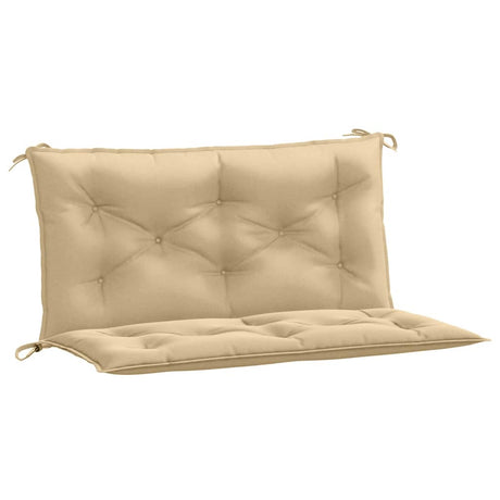Vidaxx Gartenbankauflagen 2 Stück 100x50x7 cm Stoff beige gemischt