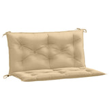 Vidaxx Gartenbankauflagen 2 Stück 100x50x7 cm Stoff beige gemischt