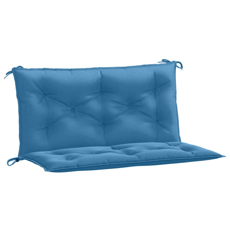 Vidaxx Gartenbankauflagen 2 Stück 100x50x7 cm Stoff blau gemischt
