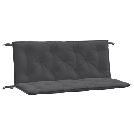 Vidaxx Gartenbankauflagen 2 Stück 120x50x7 cm Stoff Anthrazit gemischt
